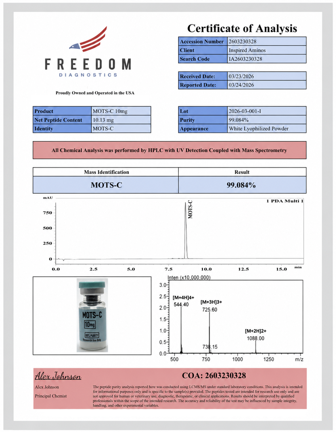 MOTS-c Research Peptide