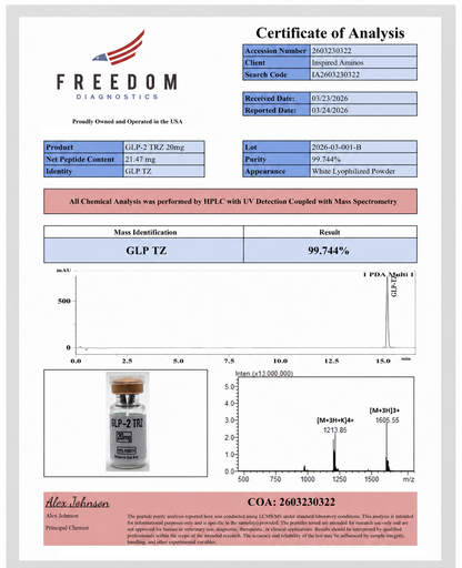 TIRZ GLP-2 Research Peptide